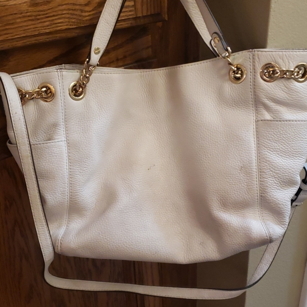 White Michael Kors purse